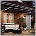 Cornice per Tenda Manuale con LED Borgogna e Bianco 5 × 3,5 m - Foto miniatura 3