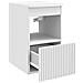 Mobile da Bagno Bianco 30 x 41 x 50 cm Legno ingegnerizzato - Foto miniatura 3