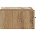 Mobiletto da notte a muro con cassetto 2 pcs Rovere Artigianale - Foto miniatura 6