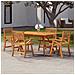 Set da Pranzo per Giardino 5 pz in Legno Massello di Acacia - Foto miniatura 2