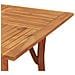 Set da Pranzo per Giardino 5 pz in Legno Massello di Acacia - Foto miniatura 8