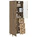 Set di armadi 2 pcs 66 x 34,5 x 90 cm Legno ingegnerizzato - Foto miniatura 2