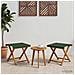 Lettino 2 pcs Legno di Eucalipto Massello Verde - Foto miniatura 2