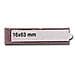 10 portaetichette adesive ies b1 16x63mm sei - Foto miniatura 1