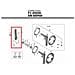 Manovelle W898070 Left Crank 172.5mm For Fc-r8000 Hollowtech Ii Ricambi Dei Componenti 172.5 Mm - Foto miniatura 1