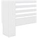 Coperture Per Radiatori 2 Pz Bianche 112x19x81,5 Cm In Mdf - Foto miniatura 4