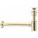 Klick-klack - Sifone Per Lavabo, Con Valvola Di Scarico, Set Da 2 Pezzi, Colori Assortiti, Oro - Foto miniatura 3