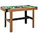 Tavolo da Biliardo 4 Piedi 122x61x76 cm Marrone - Foto miniatura 1