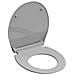 Tavoletta WC Duroplast Chiusura Ammortizzata SLIM GREY Grigia - Foto miniatura 2