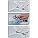 Tavoletta WC Duroplast Chiusura Ammortizzata SLIM GREY Grigia - Foto miniatura 3