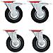 Rotelle Girevoli 4 pz 125 mm - Foto miniatura 1