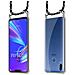 Catena Di Telefoni Cellulari Compatibile Con Asus Zenfone Max M2 In Camouflage - Coperchio Protettivo In Silicone Con Anelli D'argento, Cinturino In Corda E Custodia Staccabile - Foto miniatura 8