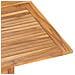 Set Da Pranzo Pieghevole Per Esterni 5pz Legno Massello Di Teak - Foto miniatura 5