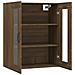 Armadietto Pensile A Parete Rovere Marrone 69,5x34x90 Cm - Foto miniatura 8