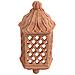 Lanterna Da Esterno In Terracotta 49x11x21 Cm | Lanterne Da Esterno Portacandele Made In Italy | Lanterne Per Illuminazione Giardino - Foto miniatura 2