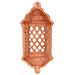 Lanterna Da Esterno In Terracotta 49x11x21 Cm | Lanterne Da Esterno Portacandele Made In Italy | Lanterne Per Illuminazione Giardino - Foto miniatura 4