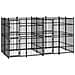 Gabbia per Cani da Esterno in Acciaio 7,37 m² - Foto miniatura 1