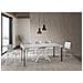 Consolle allungabile 90x40/300 cm Krack bianco frassino gambe bianche - Foto miniatura 3