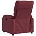 Lusso Casadino -  Poltrona Massaggiante Reclinabile Elettrica Rosso Vino Tessuto - Foto miniatura 4