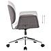 Sedia Da Ufficio Girevole Grigia In Tessuto - Foto miniatura 5