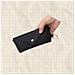 Elegante Custodia Per Occhiali Da Sole Con Motivo Intrecciato - Pelle Pu Protettiva Black - Foto miniatura 2