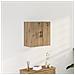 Armadio a muro  Rovere artigianale 60x31,5x60 cm Legno ingegnerizzato - Foto miniatura 2