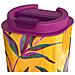 Bicchiere Termico 450ml Doppia Parete Antifuoriuscita Ermetico, Giallo - Foto miniatura 4