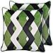 Set Di 2 Cuscini Da Esterno Sway Trama Geometrica 45 X 45 Cm Multicolore - Foto miniatura 2