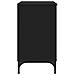 Armadio per Lavabo da Bagno con porta Nero 60,5 x 33,5 x 61 cm - Foto miniatura 7