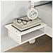 Rete letto con comodini Bianco Legno di pino massello - Foto miniatura 5