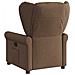 Poltrona Reclinabile in Tessuto Marrone - Foto miniatura 5