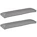 Set di Cuscini per Pallet 2 pcs Grigio 150 x 40 x 8 cm - Foto miniatura 1
