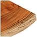 Piano Tavolo 90x40x3,8 cm Rettangolare Legno Acacia Bordi Vivi - Foto miniatura 7
