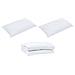 Piumone con cuscino 3 pcs Bianco 240 x 220 cm Microfibra - Foto miniatura 1