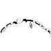 Collana Girocollo In Pelle Nera E Placcata Argento 40cm - Foto miniatura 2