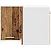 Armadio pensile Riga Legno Antico e Bianco 57 x 57 x 40 cm - Foto miniatura 6