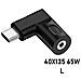 Adattatore Da Dc Femmina A Usb Type-c Maschio A Forma Di L Da 65w - Convertitore Power Delivery - Foto miniatura 2