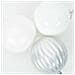 Set di Palle di Natale 3 pcs Bianco Plastica - Foto miniatura 4