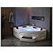 Vasca Idromassaggio Angolare Con Led Cuyabeno 211 X 150 Cm Bianco - Foto miniatura 1