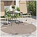 Tappeti per area Rotondo HUARTE Beige Ø 120 CM Poliestere - Foto miniatura 3