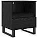 Armadietto per letto con cassetto Rovere Nero 40 x 35 x 50 cm - Foto miniatura 1