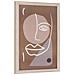 Set 3 Cornici Madison Con Stampe Line Art In Toni Naturali 21x30 Cm - Foto miniatura 6