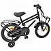 Bicicletta per Bambini 12 Pollici per bambini di 2-4 anni Nero - Foto miniatura 3