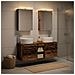 Set di mobili per il bagno 5 pcs Legno antico - Foto miniatura 4