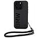 Custodia In Pelle Con Logo Bmw Per Iphone 15 Pro - Nera - Foto miniatura 2