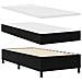 Letto a molle con materasso con led Nero 90 x 190 cm Velluto - Foto miniatura 6