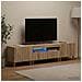 Mobile TV LED a 5 pezzi Rovere Sonoma Legno ingegnerizzato - Foto miniatura 2