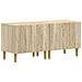 Mobile TV LED a 5 pezzi Rovere Sonoma Legno ingegnerizzato - Foto miniatura 3