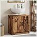 Armadio per Lavabo da Bagno UTRECHT Legno antico - Foto miniatura 2