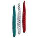 Adesivi Rifrangenti 3D Diamond Refractive Arrows, Tricolore Italia, 10,5 x 1,2 cm - Foto miniatura 1